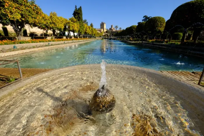 Framed Print : Fountain in the Alcazar de los Reyes Cristianos, UNESCO World Heritage Site, Cordoba Framed Print : Fountain in the Alcazar de los Reyes Cristianos, UNESCO World Heritage Site, Cordoba