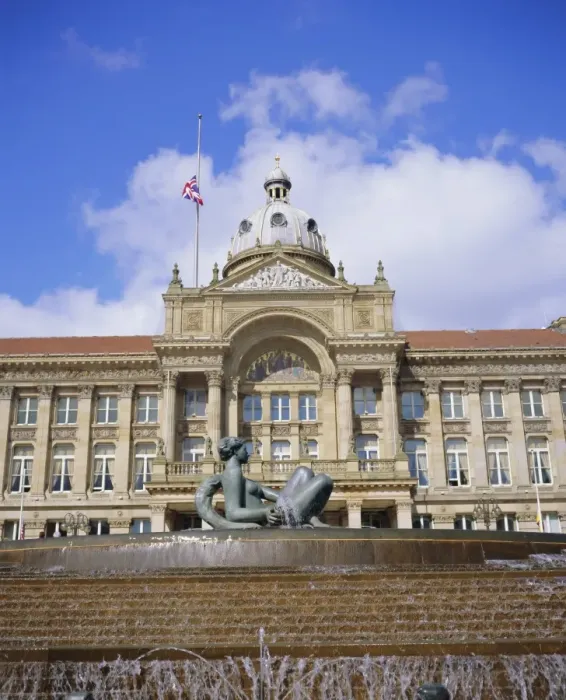 Framed Print : Fountain known as Floozy in the Jacuzzi and the Council House Framed Print : Fountain known as Floozy in the Jacuzzi and the Council House