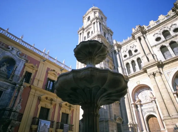 Framed Print : Fountain, Malaga Framed Print : Fountain, Malaga