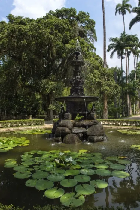 Framed Print : Fountain of the Muses, Rio de Janeiro Botanical Gardens, Rio de Janeiro, Brazil, South America Framed Print : Fountain of the Muses, Rio de Janeiro Botanical Gardens, Rio de Janeiro, Brazil, South America