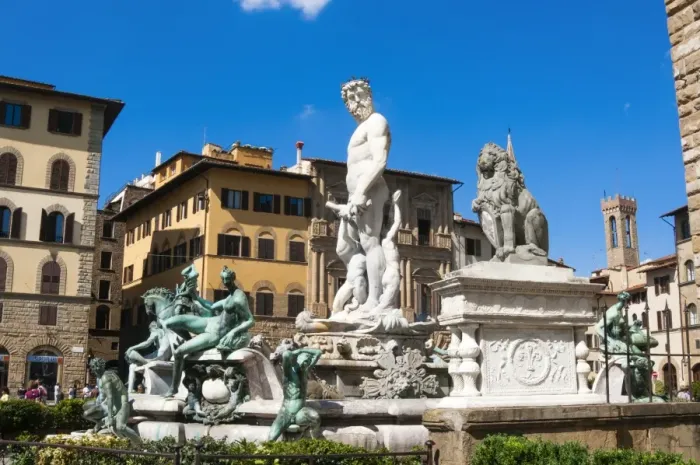 Framed Print : Fountain of Neptune (Biancone), Florence (Firenze), UNESCO World Heritage Site, Tuscany, Italy, Europe Framed Print : Fountain of Neptune (Biancone), Florence (Firenze), UNESCO World Heritage Site, Tuscany, Italy, Europe