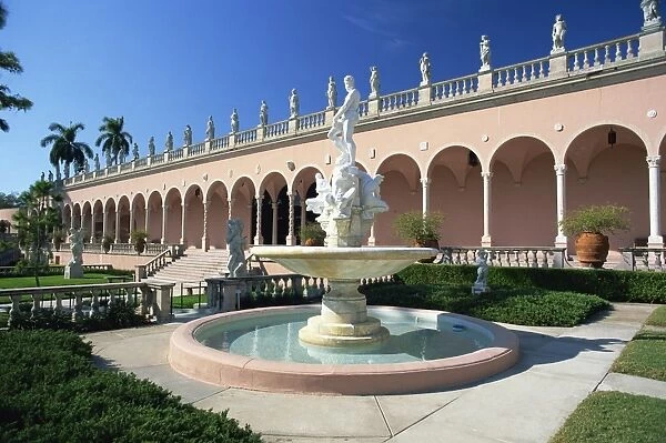 Fountain of Oceanus in the Courtyard of the Ringling