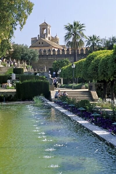Fountains in gardens