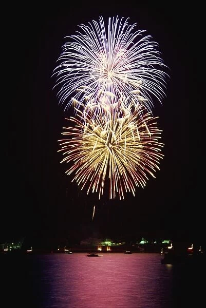 Fourth of July firework display