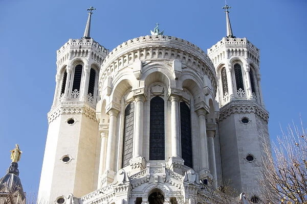 Fourviere Basilica, Lyon, Rhone, France, Europe