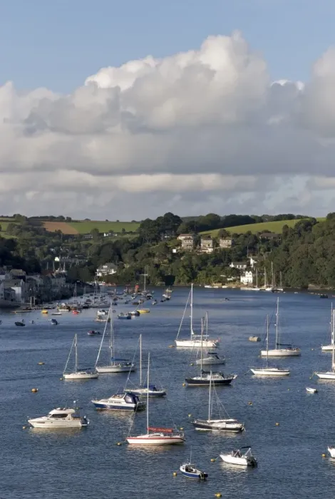 Framed Print : Fowey harbour and estuary, Cornwall, England, United Kingdom, Europe Framed Print : Fowey harbour and estuary, Cornwall, England, United Kingdom, Europe