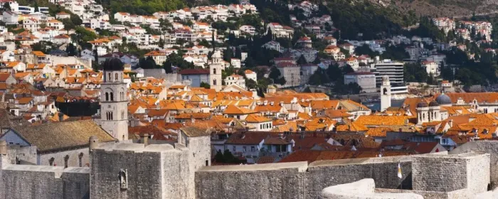 Framed Print : Franciscan Monastery, Dominican Monastery and Dubrovnik City Bell Tower, UNESCO World Heritage Site, from Fort Lovrijenac, Dubrovnik, Dalmatian Coast, Croatia, Europe Framed Print : Franciscan Monastery, Dominican Monastery and Dubrovnik City Bell Tower, UNESCO World Heritage Site, from Fort Lovrijenac, Dubrovnik, Dalmatian Coast, Croatia, Europe