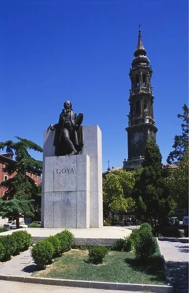Francisco Goya Monument, Zaragoza, Aragon, Spain