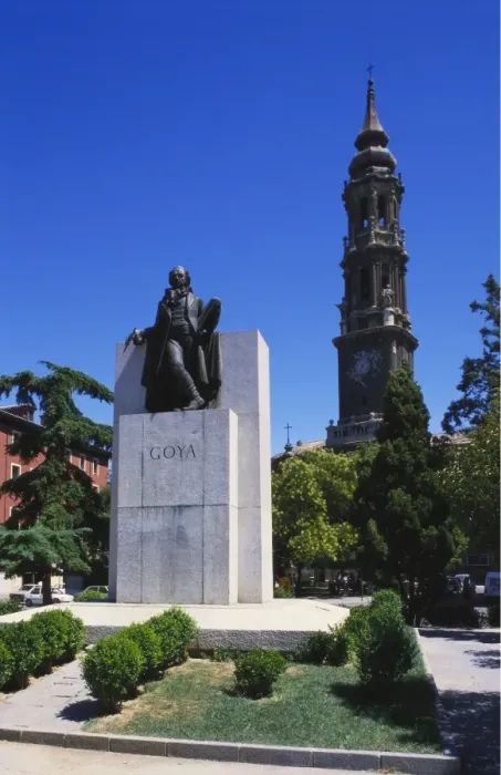 Framed Print : Francisco Goya Monument, Zaragoza, Aragon, Spain Framed Print : Francisco Goya Monument, Zaragoza, Aragon, Spain