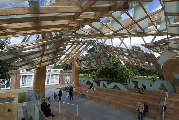 Frank Gehrys pavilion for the Serpentine Gallery, Hyde Park, London