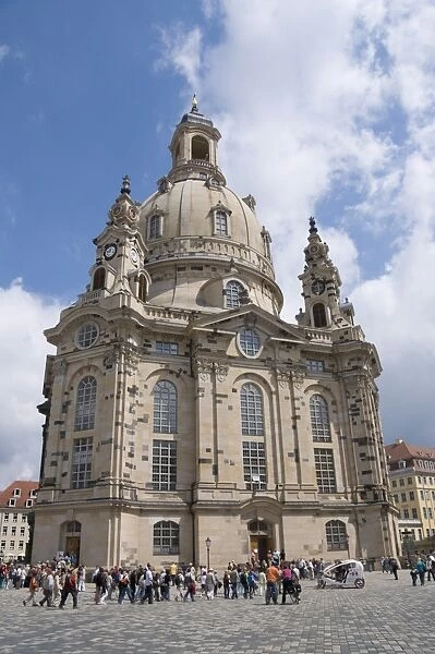 Frauenkirche (Church of Our Lady), Dresden, Saxony, Germany, Europe
