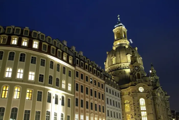 Framed Print : Frauenkirche, Dresden, Saxony, Germany, Europe