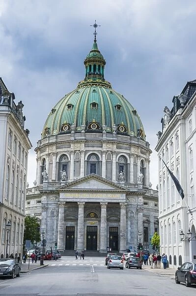 Frederiks Church (The Marble Church) (Marmorkirken), Copenhagen, Denmark, Scandinavia, Europe