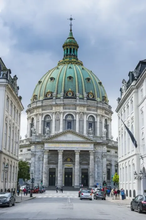 Framed Print : Frederiks Church (The Marble Church) (Marmorkirken), Copenhagen, Denmark, Scandinavia, Europe