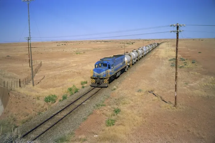 Framed Print : Freight train, part of important rail infrastructure, Namibia, Africa Framed Print : Freight train, part of important rail infrastructure, Namibia, Africa