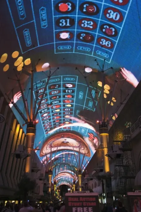 Framed Print : Fremont Street Light and Sound Show Experience Framed Print : Fremont Street Light and Sound Show Experience