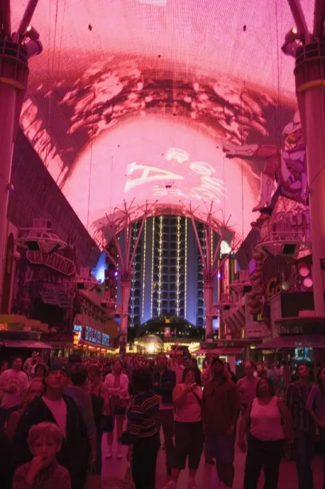 Framed Print : Fremont Street Light and Sound Show Experience Framed Print : Fremont Street Light and Sound Show Experience