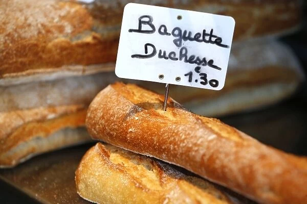 French baguette, Saint-Gervais-les-Bains, Rhone-Alpes, France, Europe