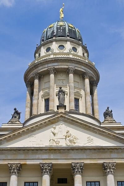 The French Cathedral on the Berlin Gendarmenmarkt, Berlin, Germany, Europe