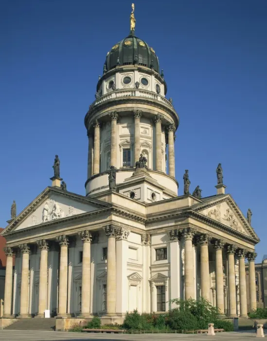Framed Print : The French Cathedral on Gendarmenmarkt in Berlin Framed Print : The French Cathedral on Gendarmenmarkt in Berlin