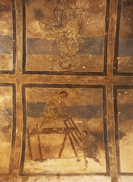 Fresco of carpenters