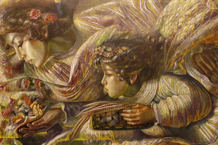 Framed Print : Detail of a fresco in a chapel in the Hermitage of the Virgin of El Rocio, Andalucia Framed Print : Detail of a fresco in a chapel in the Hermitage of the Virgin of El Rocio, Andalucia
