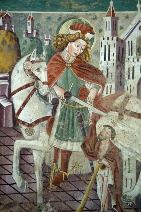 Framed Print : Detail of fresco dating from 1475, Chapel of Our Lady of the Rocks, Beram, Istria, Croatia, Europe Framed Print : Detail of fresco dating from 1475, Chapel of Our Lady of the Rocks, Beram, Istria, Croatia, Europe