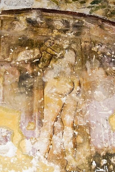 Fresco, Qasr Amra (Quseir Amra), Ummayad Hunting Pavilion, UNESCO World Heritage Site