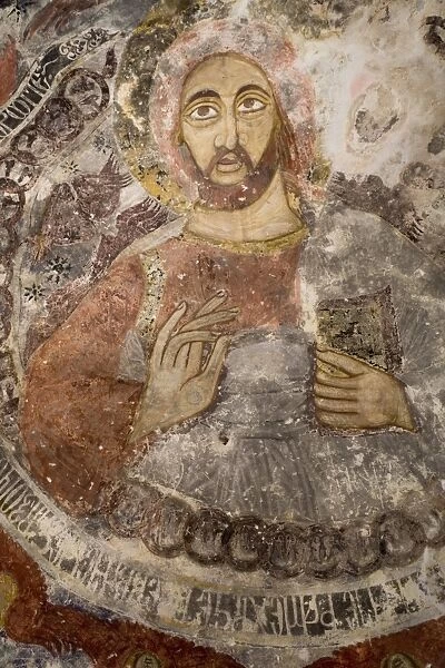 Fresco in Sumela monastery, Trabzon, Anatolia, Turkey, Asia Minor, Eurasia