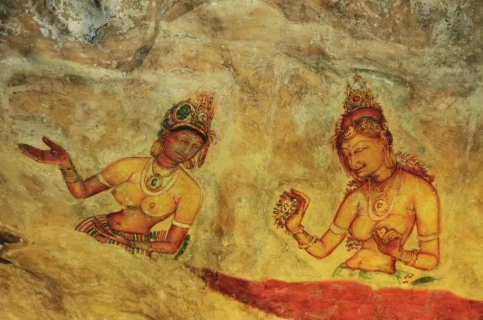 Framed Print : Frescoes, Sigiriya (Lion Rock), UNESCO World Heritage Site, Sri Lanka, Asia Framed Print : Frescoes, Sigiriya (Lion Rock), UNESCO World Heritage Site, Sri Lanka, Asia