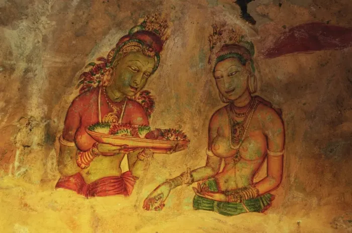 Framed Print : Frescoes, Sigiriya (Lion Rock), UNESCO World Heritage Site, Sri Lanka, Asia Framed Print : Frescoes, Sigiriya (Lion Rock), UNESCO World Heritage Site, Sri Lanka, Asia