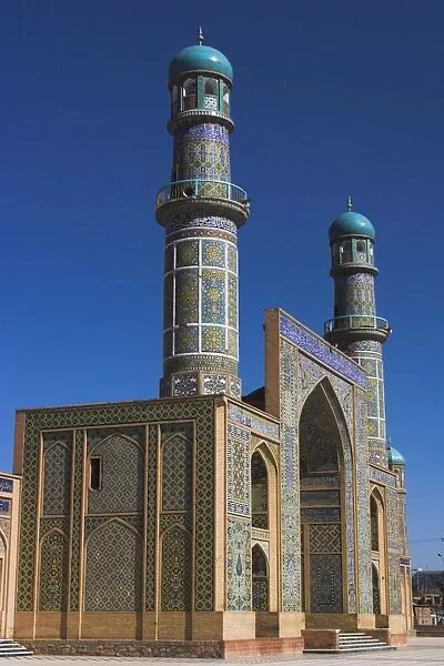 The Friday Mosque or Masjet-eJam, built in the year 1200 by the Ghorid Sultan Ghiyasyddin on the site of an earlier 10th century mosque, Herat, Herat Province