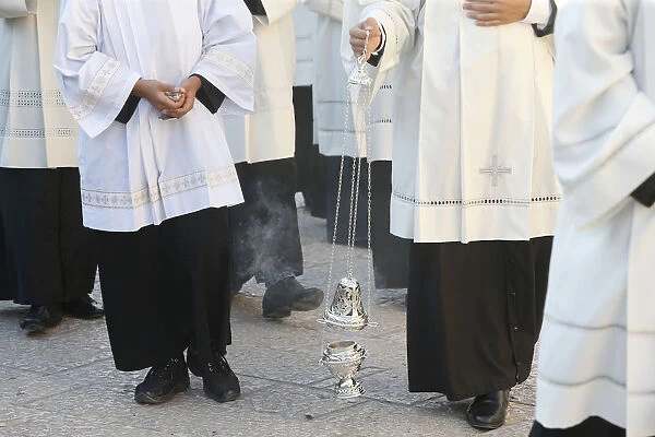 Funeral of Bishop Mons. Luigi Martella in Depressa, Puglia, Italy, Europe