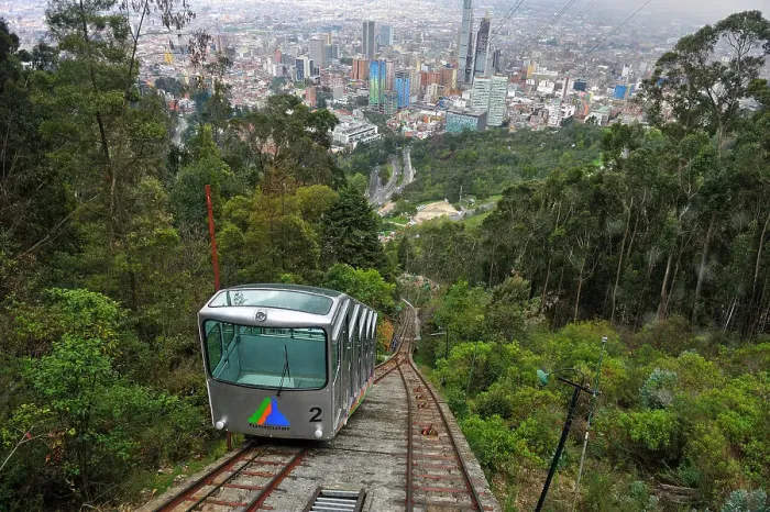 Framed Print : Funicular at Monserrate Mountain, Bogota, Colombia, South America Framed Print : Funicular at Monserrate Mountain, Bogota, Colombia, South America