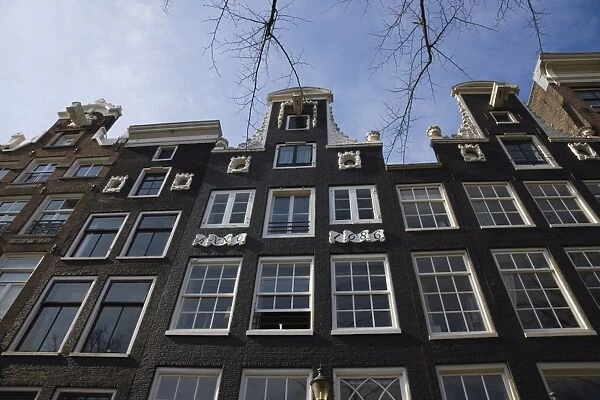 Gabled houses, Amsterdam, Netherlands, Europe