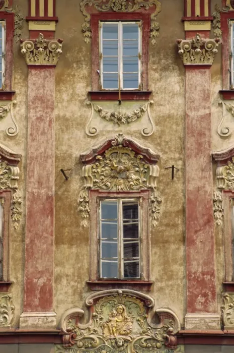Framed Print : Gabler House facade, Cheb, West Bohemia, Czech Republic, Europe Framed Print : Gabler House facade, Cheb, West Bohemia, Czech Republic, Europe
