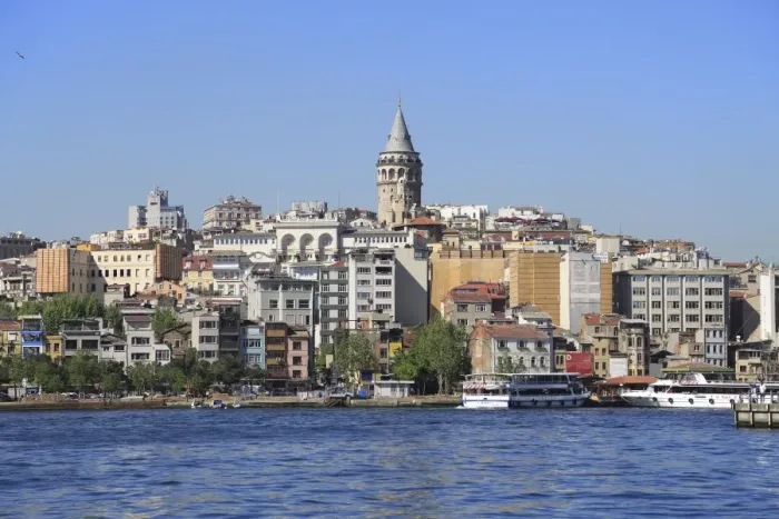 Framed Print : Galata Tower, Golden Horn, Beyoglu District, Istanbul, Turkey, Europe