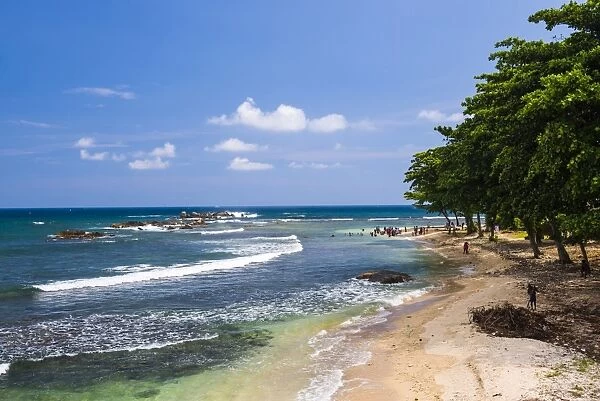 Galle Beach, Old Town of Galle, UNESCO World Heritage Site, Sri Lanka, Asia