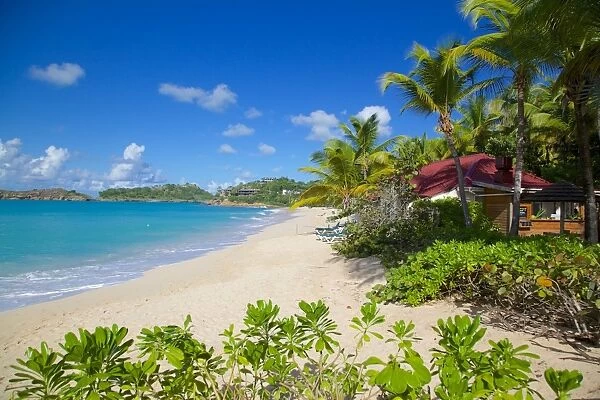 Galley Bay and beach, St. Johns, Antigua, Leeward Islands, West Indies, Caribbean, Central America