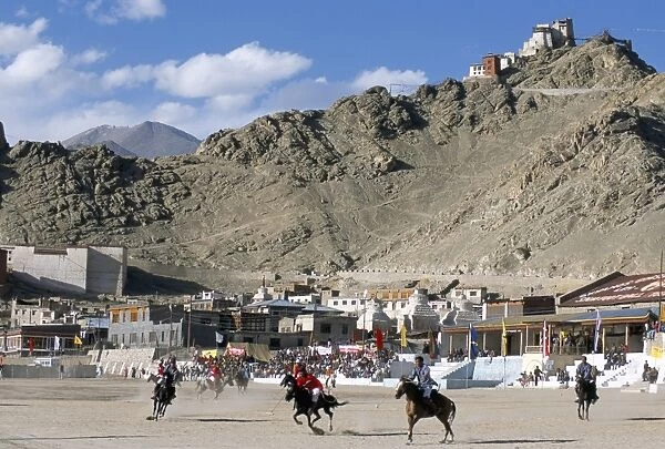 Game of polo on Leh polo field