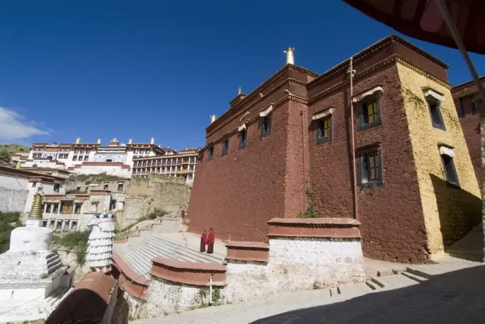 Framed Print : Ganden Monastery, near Lhasa, Tibet, China, Asia Framed Print : Ganden Monastery, near Lhasa, Tibet, China, Asia