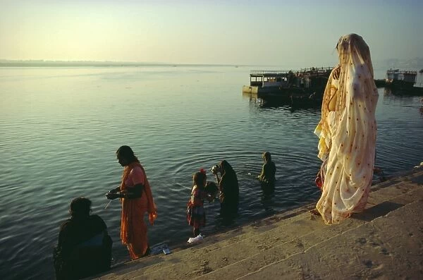 The Ganges (Ganga) River waterfront