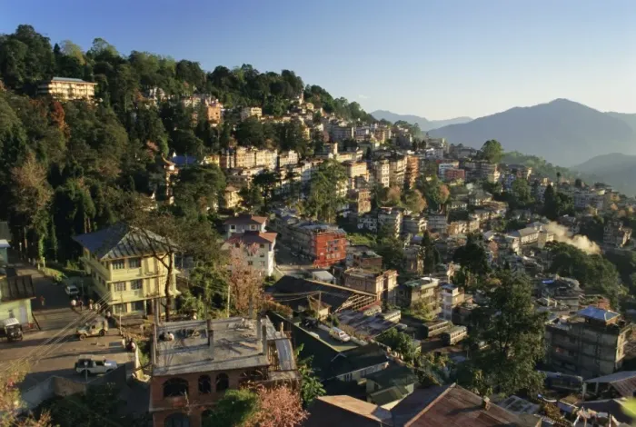 Framed Print : Gangtok in the early morning Framed Print : Gangtok in the early morning