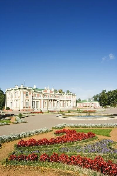 Garden at Kadriorg Palace, residence of the president of Estonia, Tallinn