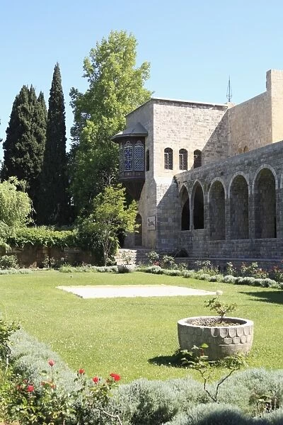 Garden, Palace of Beiteddine, Lebanon, Middle East