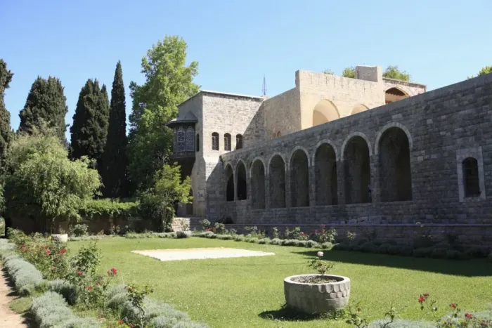 Framed Print : Garden, Palace of Beiteddine, Lebanon, Middle East Framed Print : Garden, Palace of Beiteddine, Lebanon, Middle East