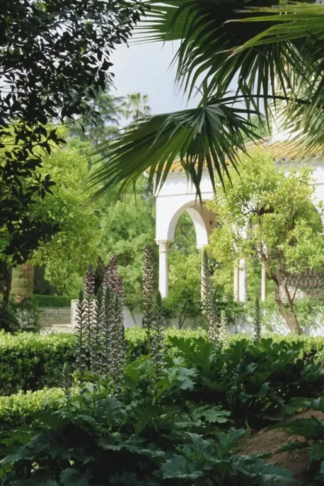 Framed Print : The gardens from the palace wall Framed Print : The gardens from the palace wall