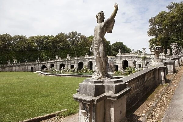 The gardens, Royal Palace, Caserta, Campania, Italy, Europe