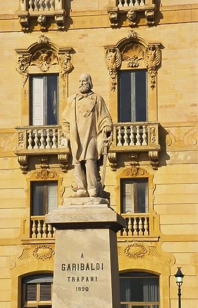 Garibaldi Statue (1890), Trapani, Sicily