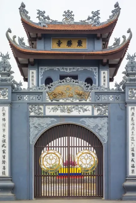 Framed Print : Gate of Chua Trinh Pagoda, Uong Bi, Quang Ninh Province, Vietnam, Indochina, Southeast Asia Framed Print : Gate of Chua Trinh Pagoda, Uong Bi, Quang Ninh Province, Vietnam, Indochina, Southeast Asia